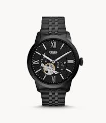 Townsman Automatic Black Steel Watch