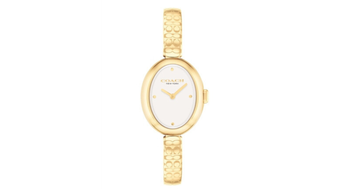 Shop Coach Gold Bracelet Watch
